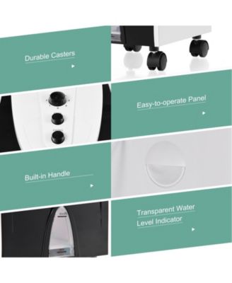 3-in-1 Portable Evaporative Air Cooler with Filter Knob for Indoor