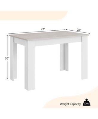 47 Inches Dining Table for Kitchen and Dining Room