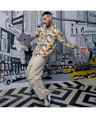 Men's Multicolour Abstract Print Shirt