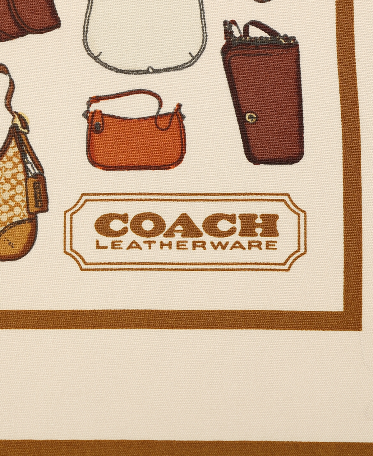 Coach Originals Printed Silk Square Scarf