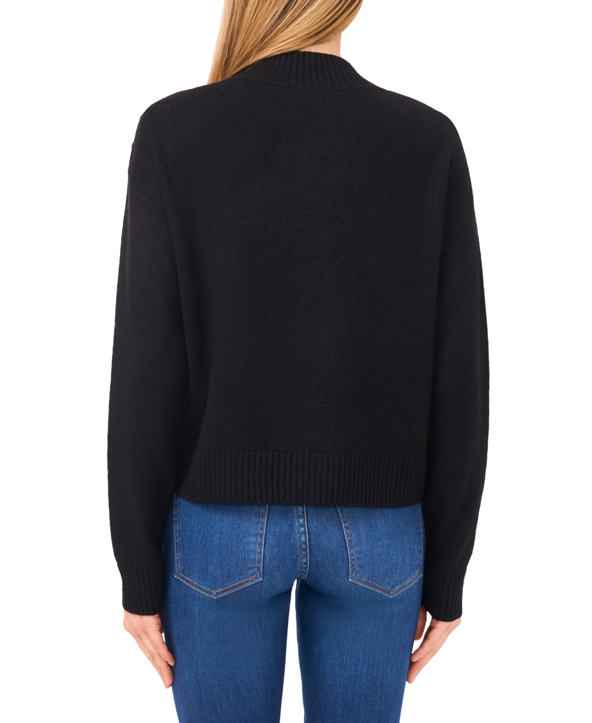 CeCe Women's Button Detail Sweater
