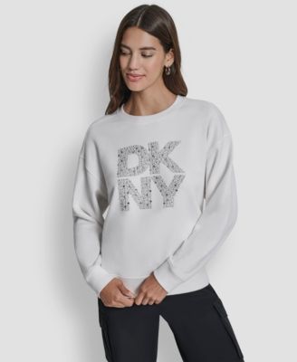 Women's Rhinestone Crew Neck Sweatshirt