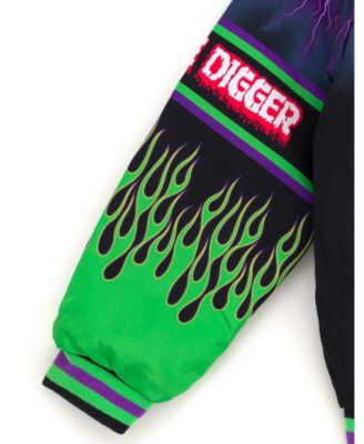 Toddler Boys Zip Up Varsity Bomber Jacket