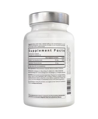 Amen Spermidine Supplement - Vitamin C - Spermidine Pills - Spermidine Trihydrochloride With Vitamin C Ascorbic Acid Gluten-Free - 30 Capsules