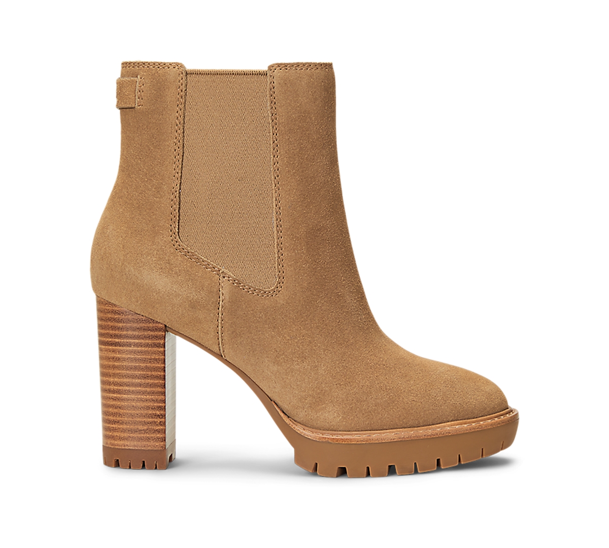 Ralph Lauren Women's Layne Chelsea Booties In Brown