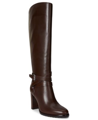 Lauren Ralph Lauren - Women's Collins Stacked Heel Tall Boots