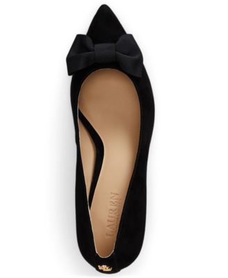 Women's Adrienne Suede Bow Pumps