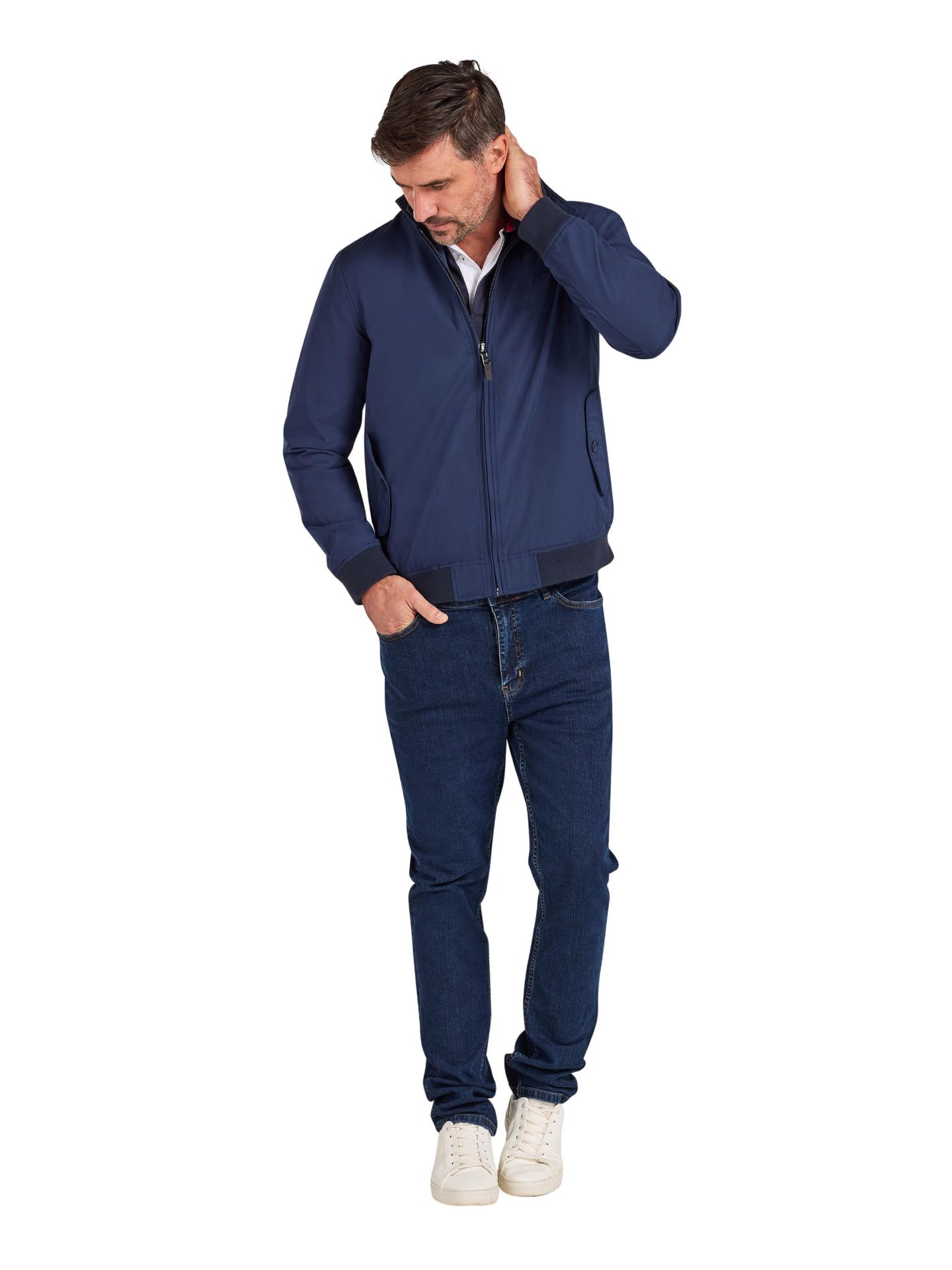 Мужская куртка Raging Bull Harrington, цвет: Тёмно-синий — фото 6