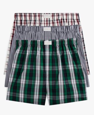 Tommy Hilfiger - Men's Patterned Woven Boxers, Pack of 3