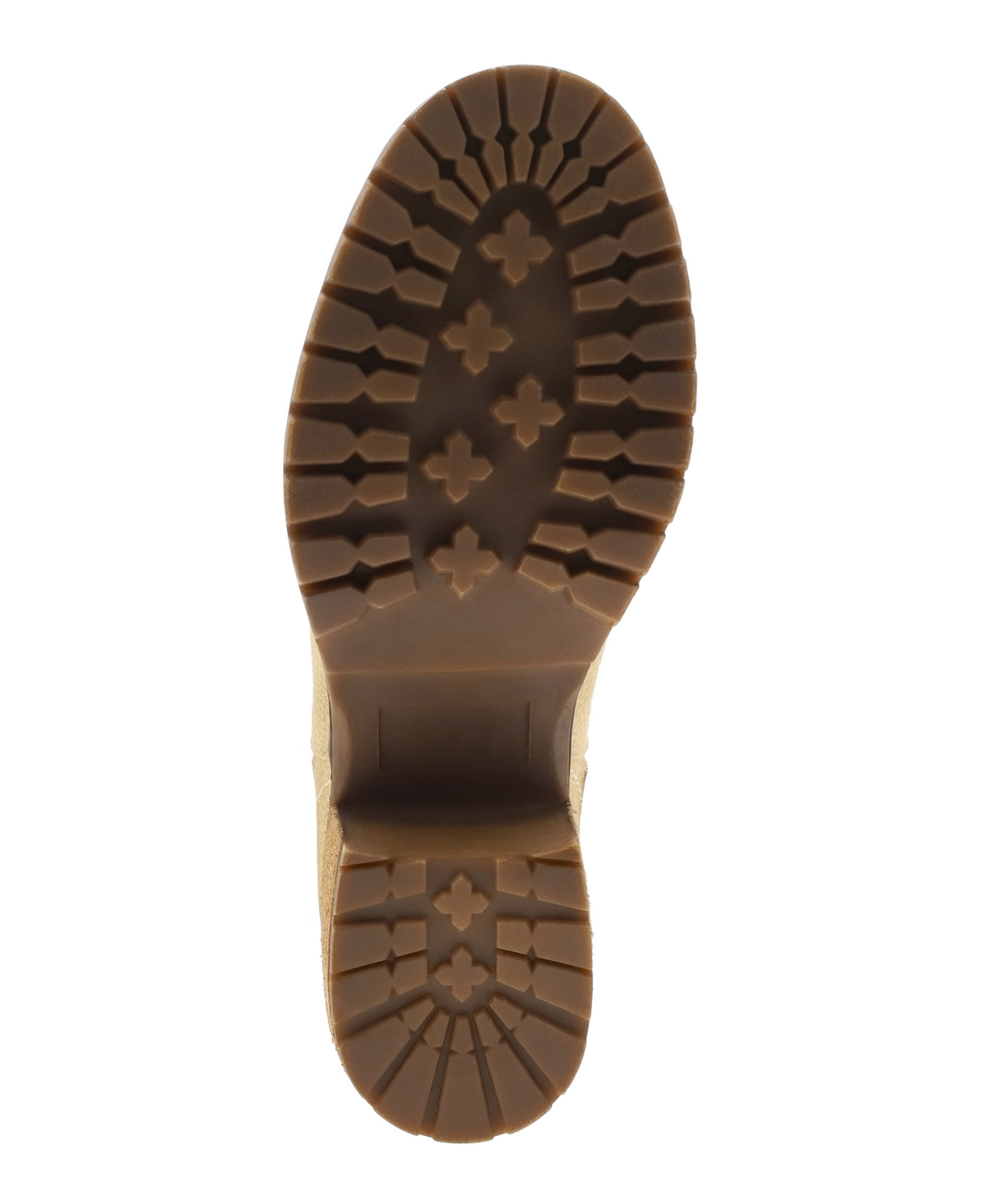 Mia Jody Ribbed Lug Sole Chelsea Boot In Neutral