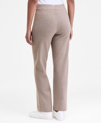 Women's Rhinestone Drawstring-Waist Knit Pants, Macy's Exclusive