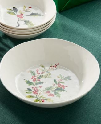 Holly Vines Serving Bowl