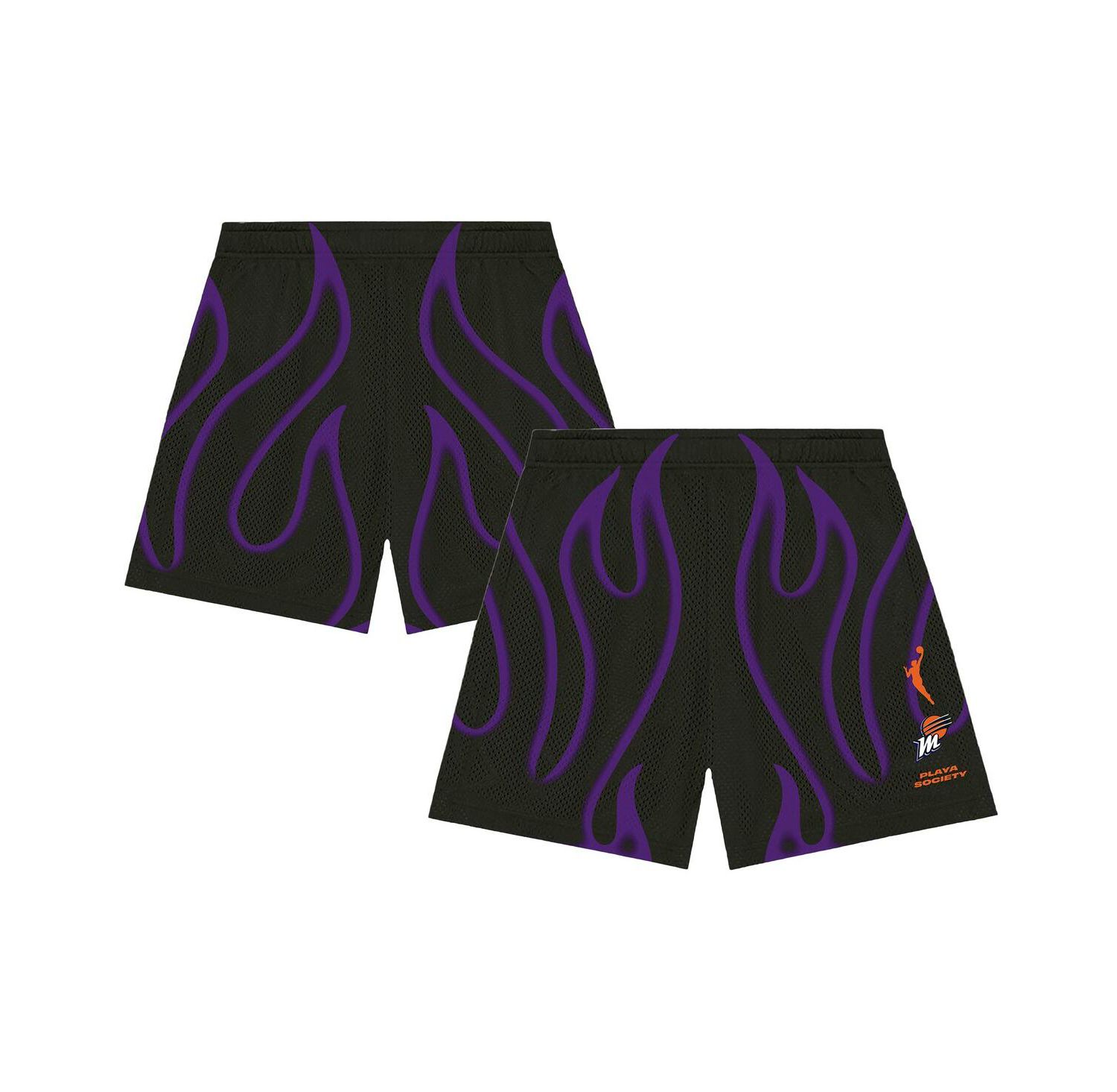 Men's and Women's Black Phoenix Mercury Athletic Shorts