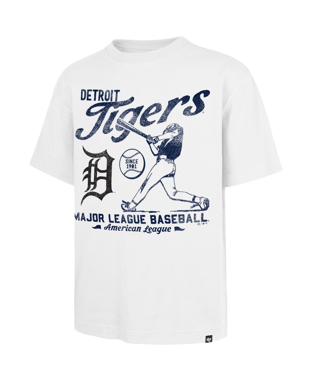 47 Brand Men's White Detroit Tigers Regional Batter Foundation T-shirt In White