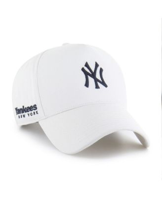 '47 Brand - Men's White New York Yankees Foundational Pinch Offside Adjustable Hat