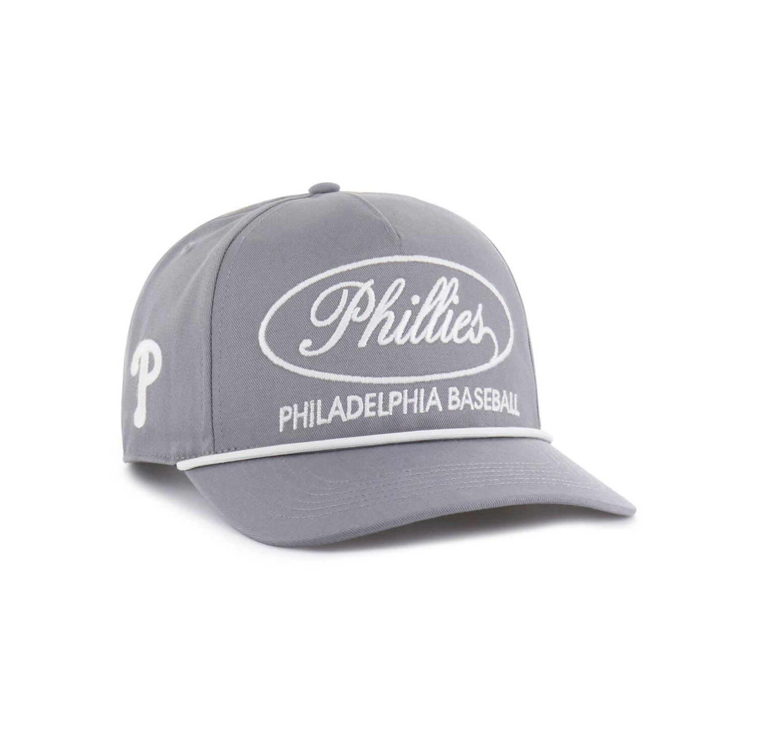 Men's Gray Philadelphia Phillies Foundational Hitch Adjustable Hat