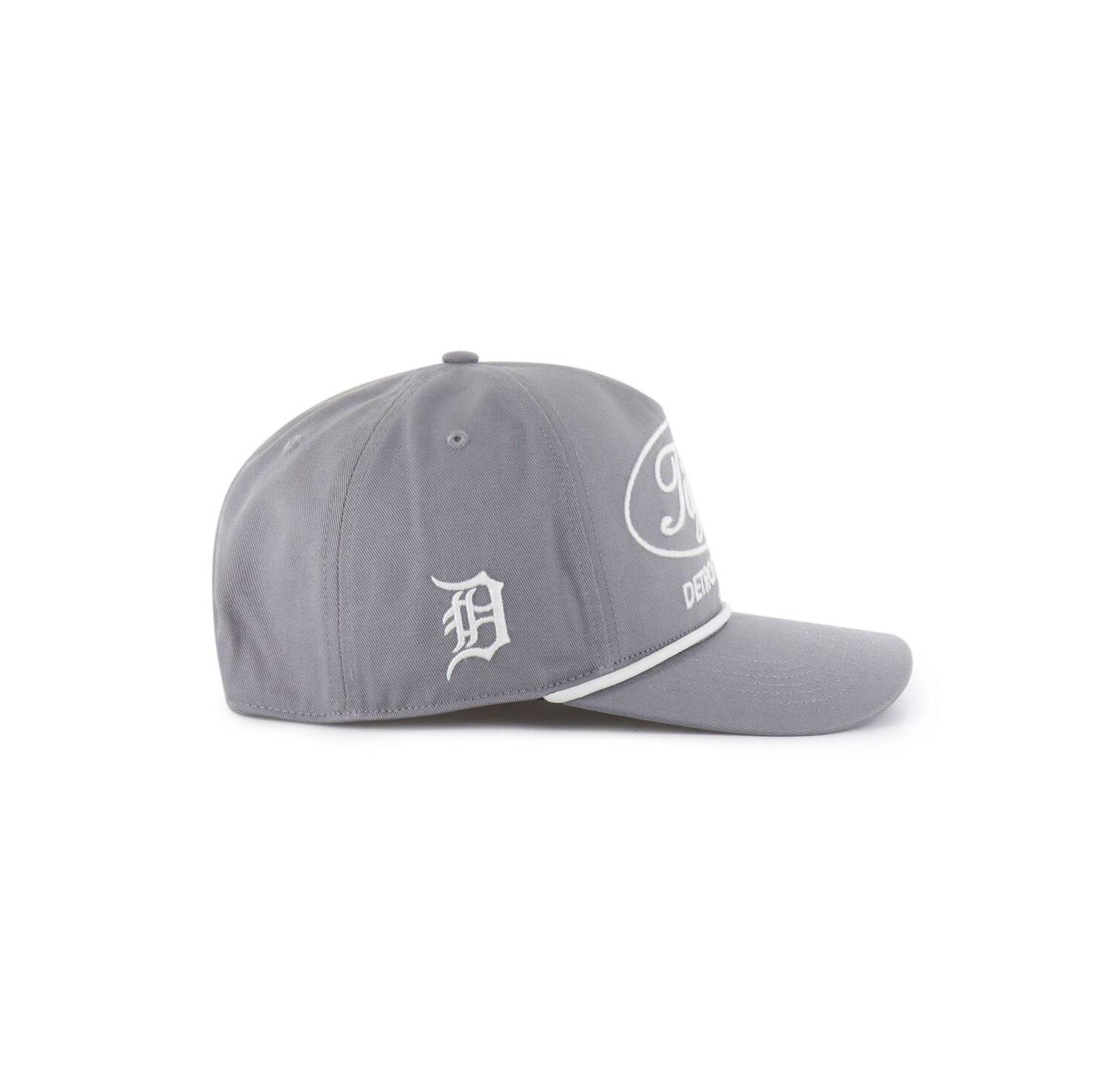 Men's Gray Detroit Tigers Foundational Hitch Adjustable Hat