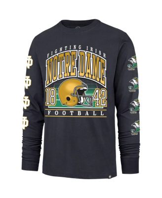 Men's Navy Notre Dame Fighting Irish Go Big Long Sleeve T-Shirt