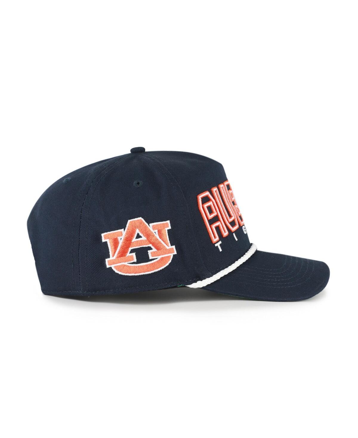 47 Brand Big Boys And Girls Navy Auburn Tigers Byline Hitch Adjustable Hat In Black