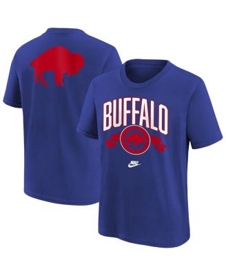 Nike - Big Boys and Girls Royal Buffalo Bills Rewind Front Back Essential T-Shirt