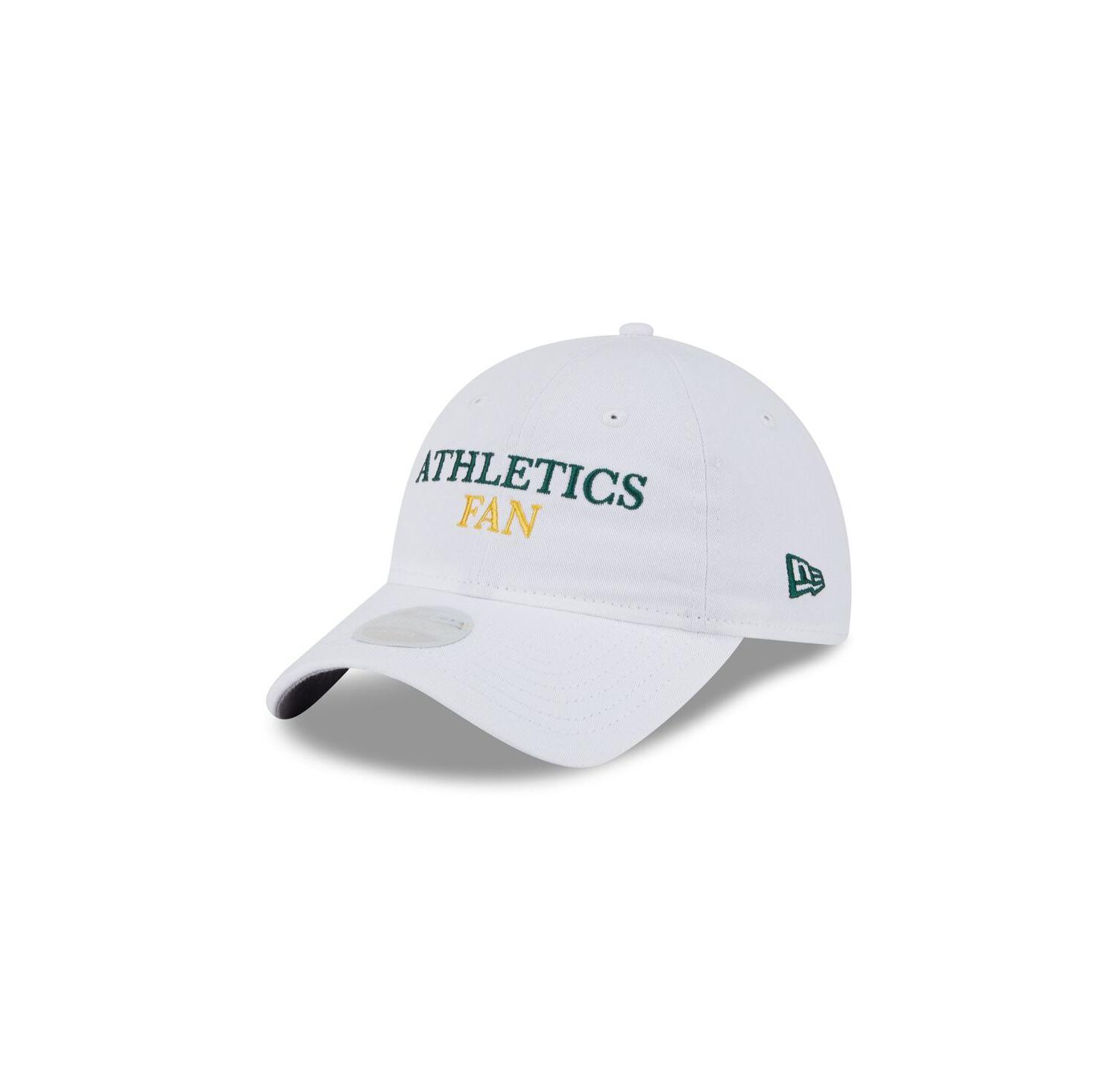 Women's White Athletics Team Fan 9TWENTY Adjustable Hat