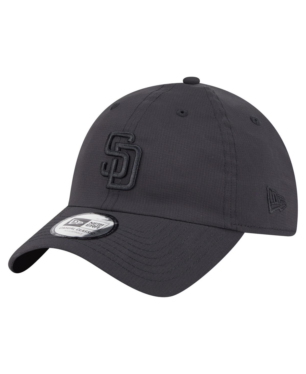 New Era Men's Black San Diego Padres Ripstop Casual Classic Adjustable Hat In Black
