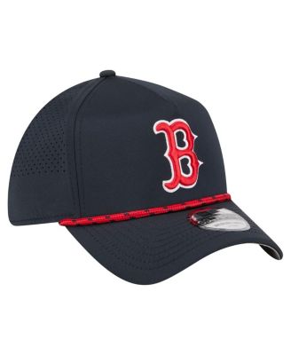 Men's Navy Boston Red Sox 39THIRTY A-Frame Perforated Flex Hat