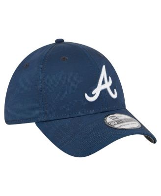 Men's Navy Atlanta Braves Tonal Camo 39THIRTY Flex Hat