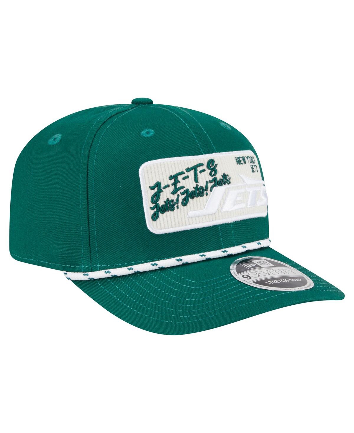 New Era Men's Green New York Jets Chant 9seventy Stretch-snap Hat In Green