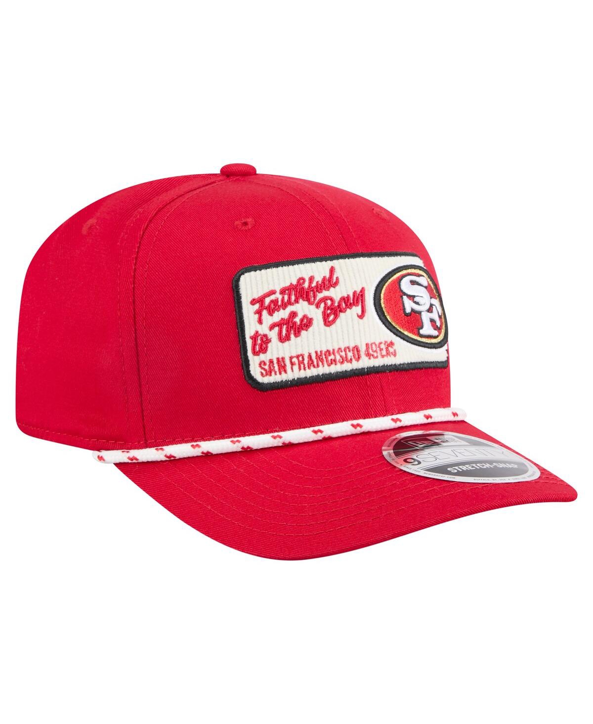 New Era Men's Scarlet San Francisco 49ers Chant 9seventy Stretch-snap Hat In Red