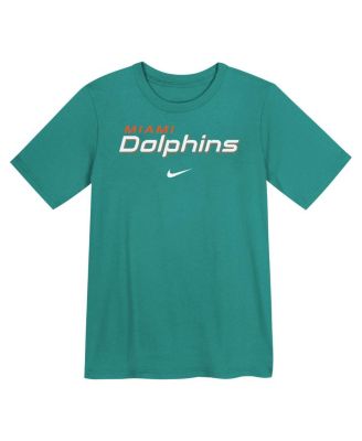 Preschool Aqua Miami Dolphins Wordmark T-Shirt