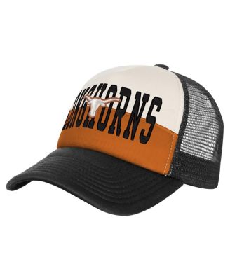 Outerstuff - Big Boys and Girls Burnt Orange/Cream Texas Longhorns Modern Fan Trucker Adjustable Hat