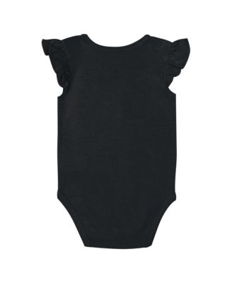 Baby Boys and Girls 2-Piece Red/Black Georgia Bulldogs Little Sunshine Bodysuit Set