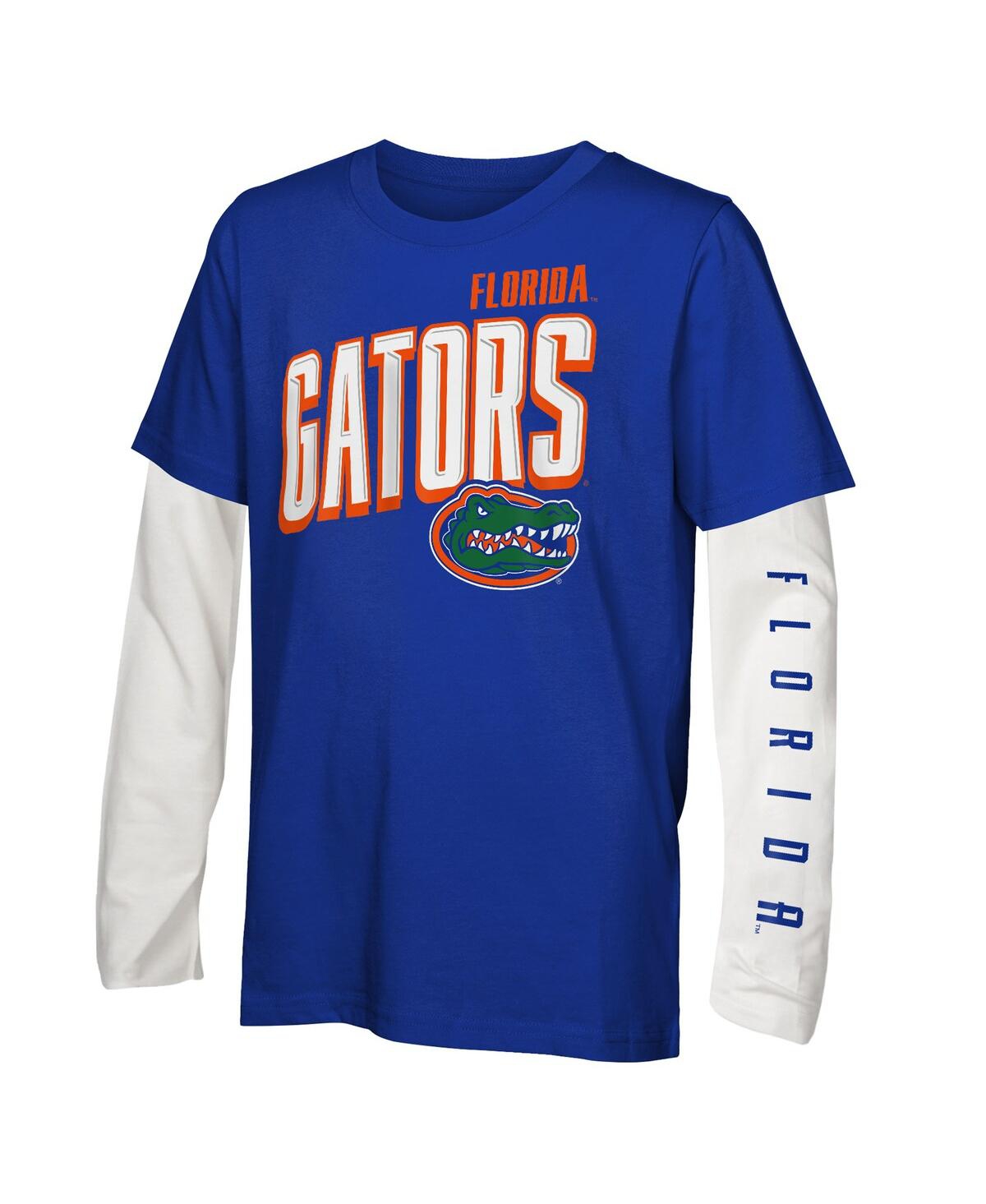 Outerstuff Preschool Florida Gators Mix 3-in-1 Combo T-shirt Set In Blue