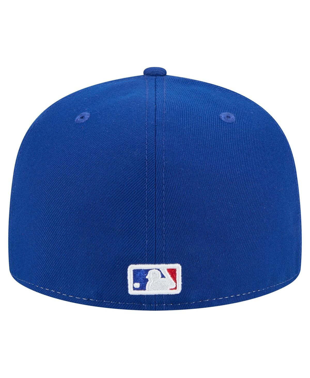 New Era Men's White/royal Chicago Cubs Repeat 59fifty Fitted Hat In Multi
