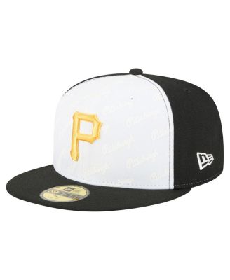 New Era - Men's White/Black Pittsburgh Pirates Repeat 59FIFTY Fitted Hat