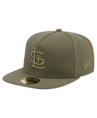 New Era - Men's Olive St. Louis Cardinals Color Pack A-Frame 59FIFTY Fitted Hat