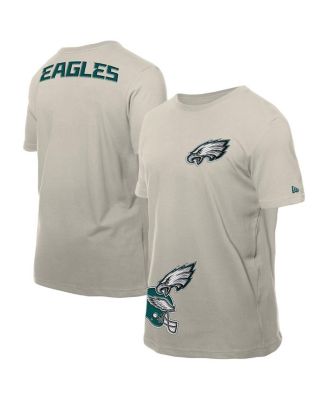 New Era - Men's Light Beige Philadelphia Eagles Multi Patch T-Shirt