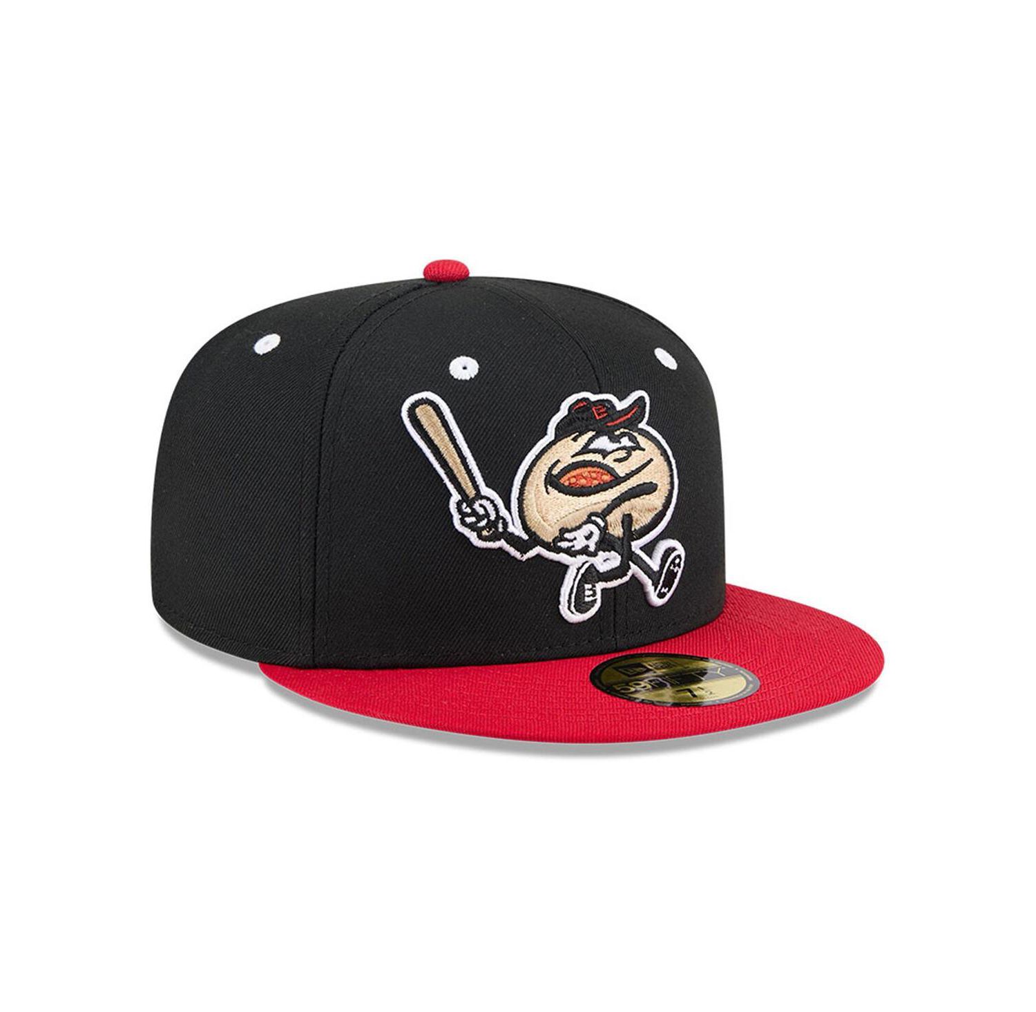 Men's Black Erie SeaWolves Theme Nights 59FIFTY Fitted Hat