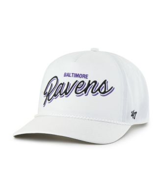 '47 Brand - Men's White Baltimore Ravens Brrr Fairway Hitch Adjustable Hat