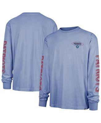 '47 Brand - Men's Blue New England Patriots Cairn Ravine Foundation Throwback Long Sleeve T-Shirt