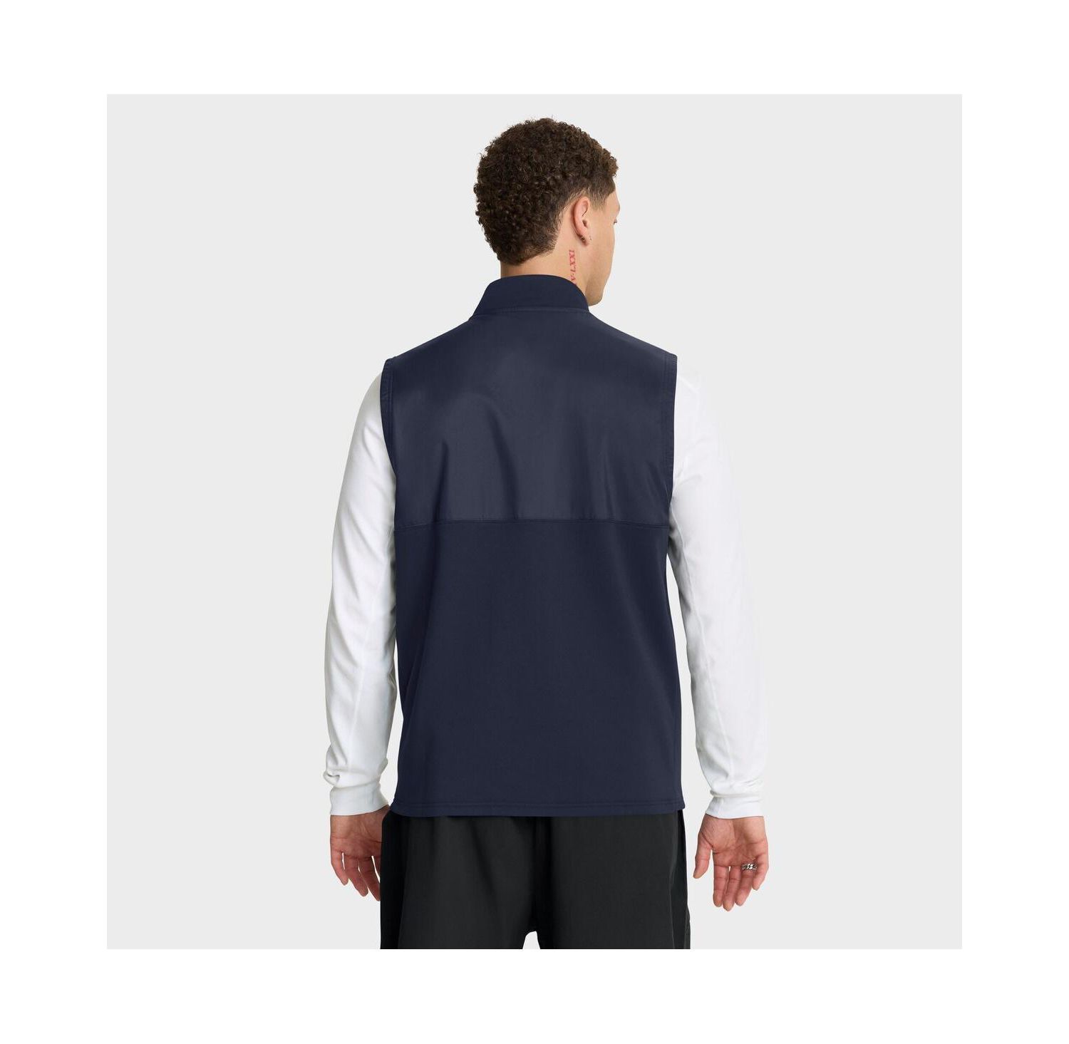 Men's Navy Auburn Tigers Primetime Victory Full Zip Vest