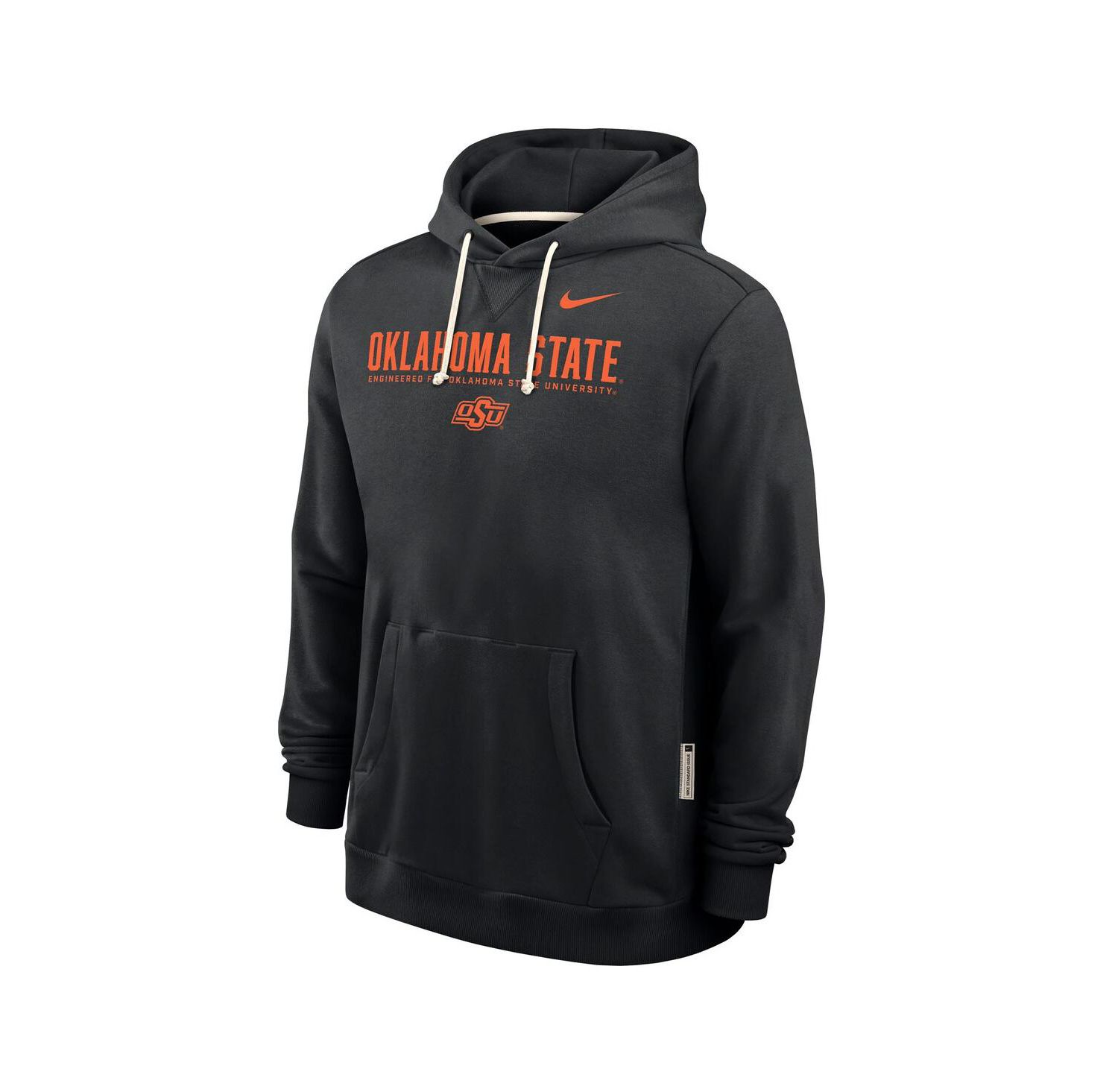 Men's Black Oklahoma State Cowboys 2025 Sideline Performance Pullover Hoodie