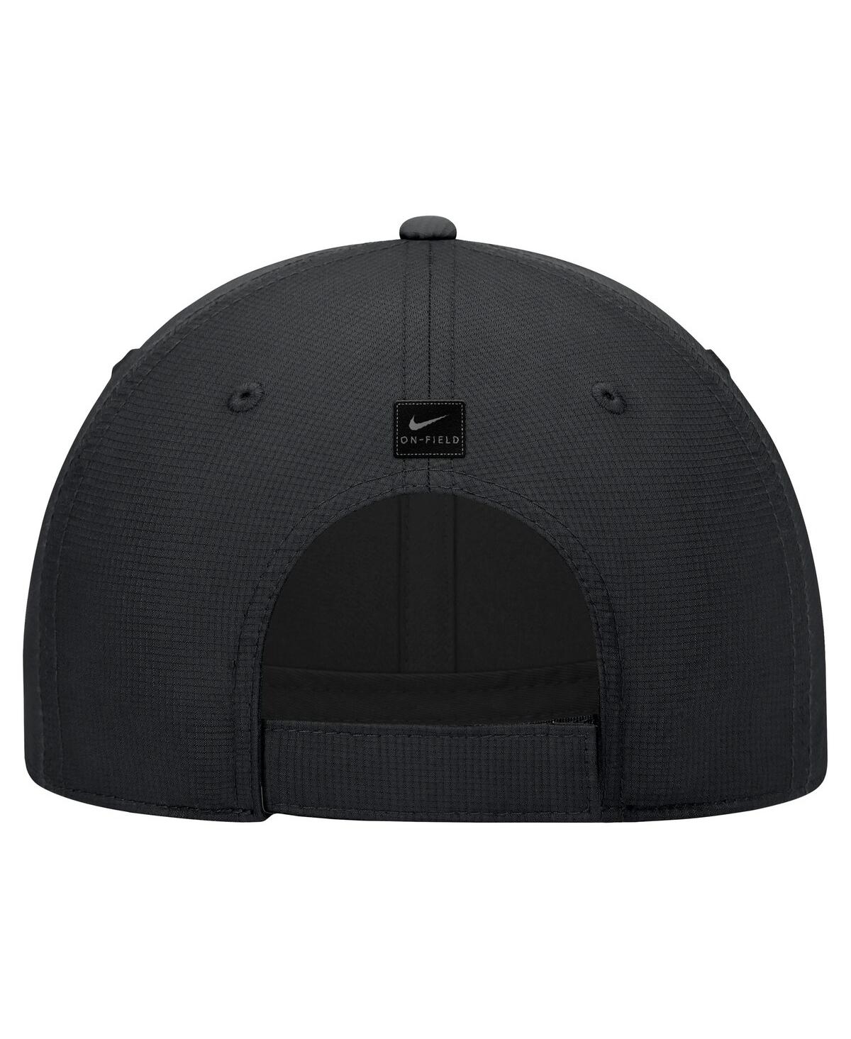 Nike Men's Black Kansas State Wildcats 2025 On-field Club Performance Adjustable Hat In Black