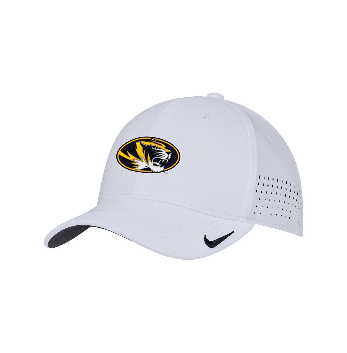 Мужская кепка Nike White Purdue Boilermakers 2025 On-Field Performance Flex Hat — фото 2