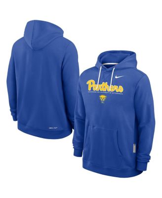 Nike - Men's Royal Pitt Panthers 2025 Sideline Performance Pullover Hoodie