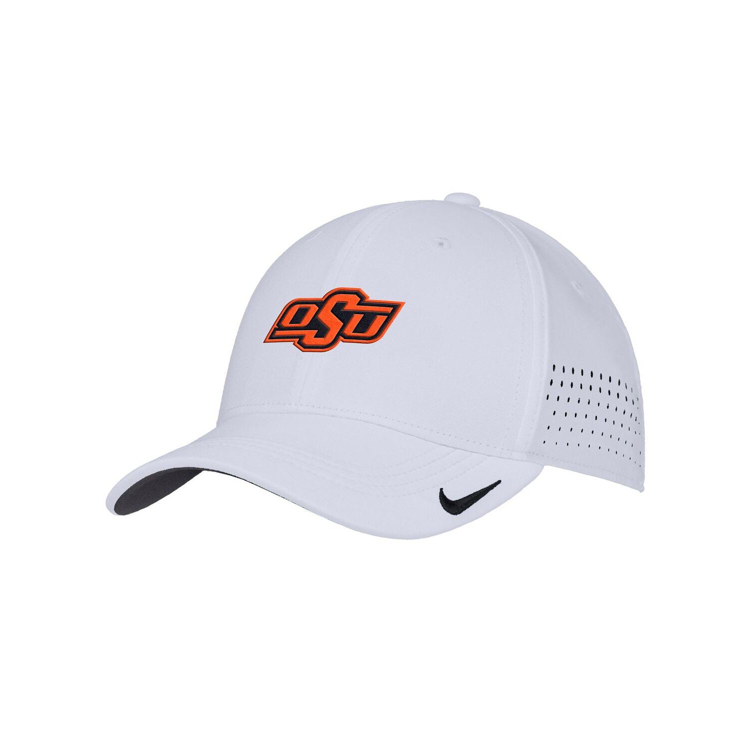 Men's White Oklahoma State Cowboys 2025 On-Field Performance Flex Hat