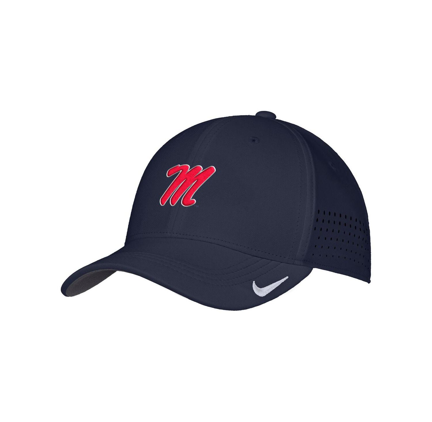 Men's Navy Ole Miss Rebels 2025 On-Field Performance Flex Hat