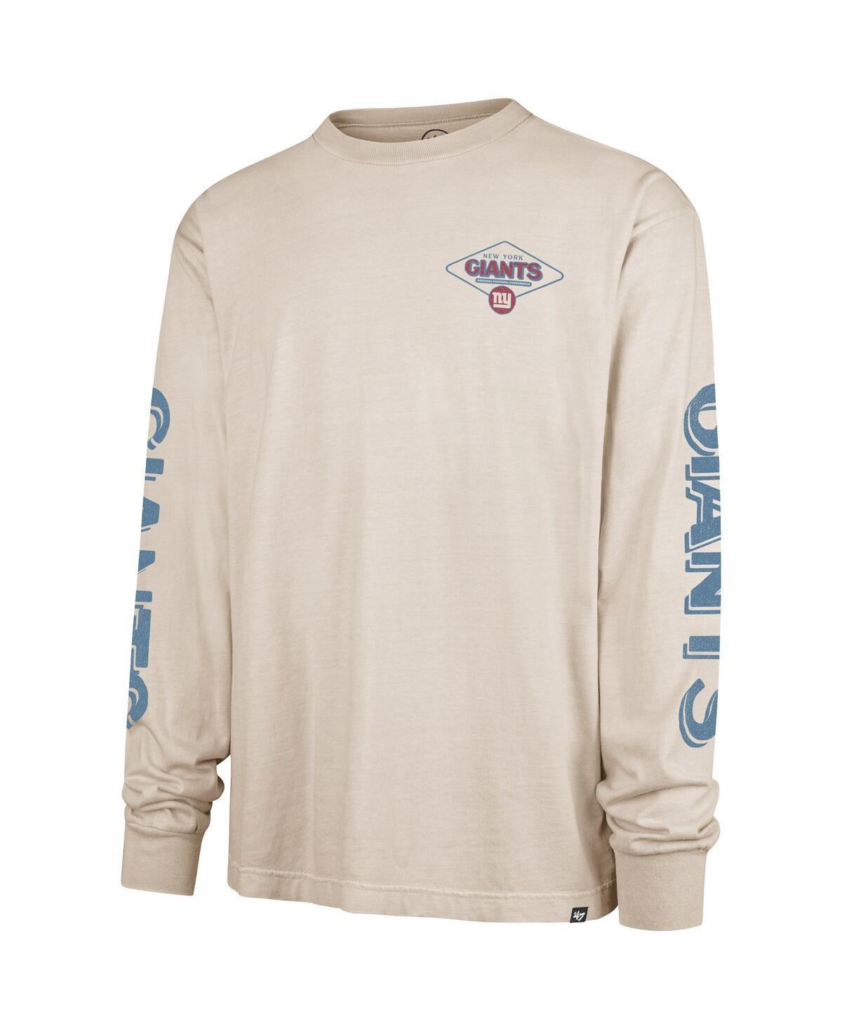 47 Brand Men's Tan Minnesota Vikings Cairn Ravine Foundation Long Sleeve T-shirt In White