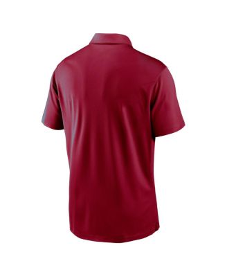Men's Crimson Washington State Cougars Victory Solid Performance Polo Shirt